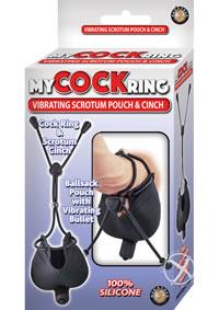 MY COCK RING VIBRATING SCROTUM POUCH